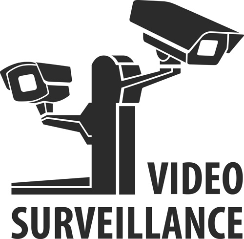 Vector Video surveillance design elements 02