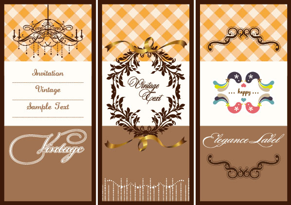 Illustration card background 01 vector