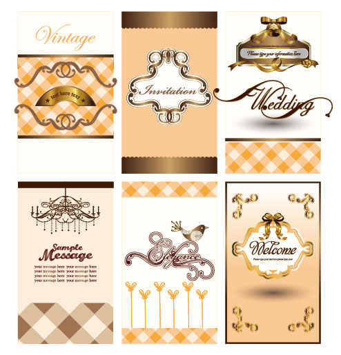 Illustration card background 02 vector