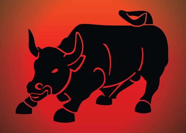 vector raging bull 