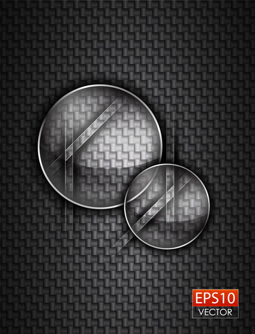 Set of glass frames vector background 03