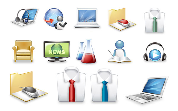 Exquisite commercial icon 2 vector