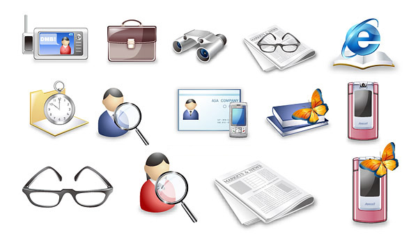 Exquisite commercial icon 3 vector