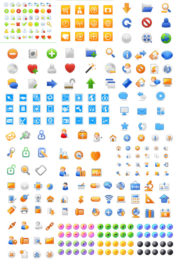 vector simple icons  