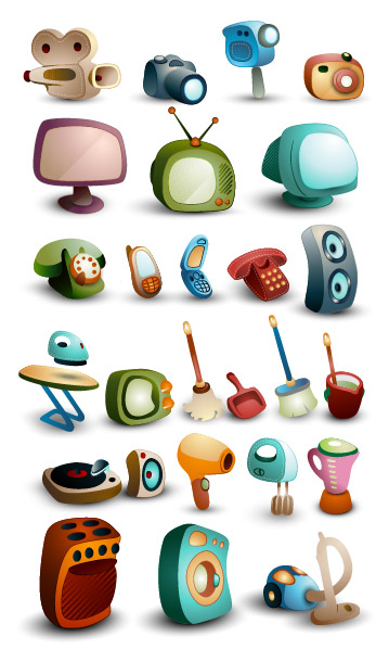 Cartoon life Icon vector