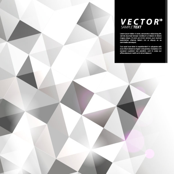 Black and white Squares concept backgrounds vector 02