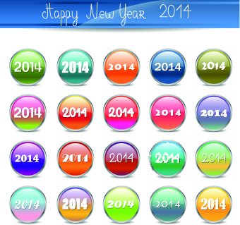 year new year new button 2014 