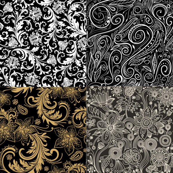 style shading pattern Line Drawing fashion background 