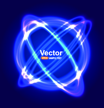 Blue light backgrounds set 03