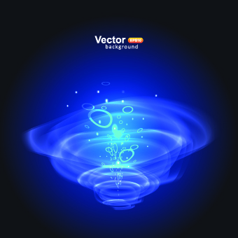 Blue light backgrounds set 04