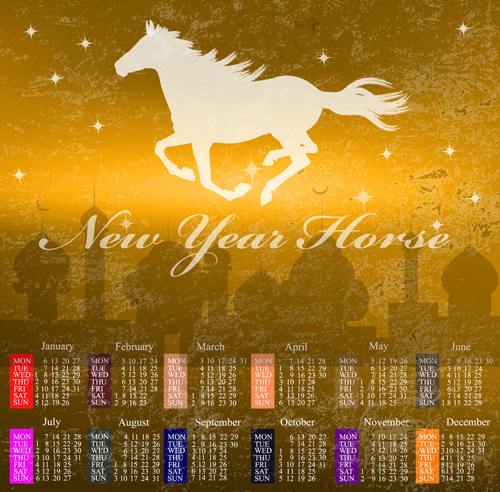 Calendar 2014 vector huge collection 106