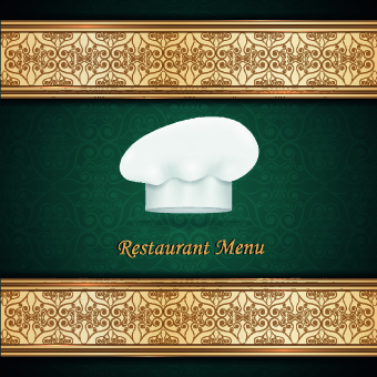 restaurant menu cover chef 