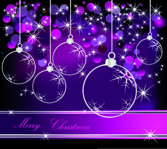 Glowing Christmas ball design vector 02