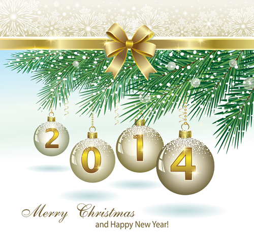 new year christmas background vector background 