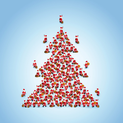 xmas creative christmas tree christmas background vector background 2014 
