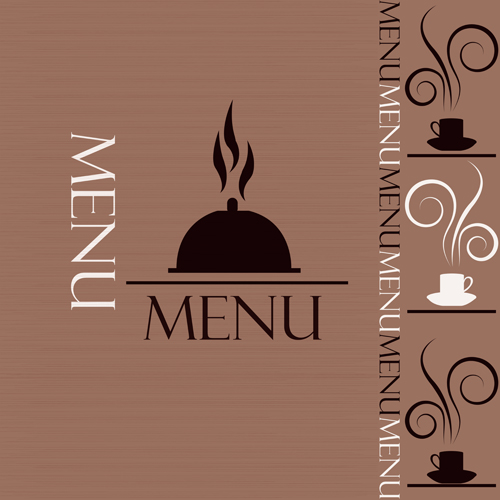 Creative restaurant menu cover design vector 03