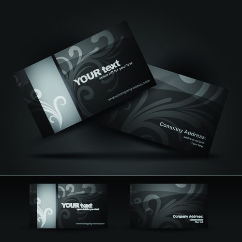 Brilliant Business card design vector 02