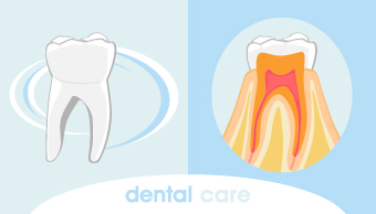 Dental backgrounds vector 05