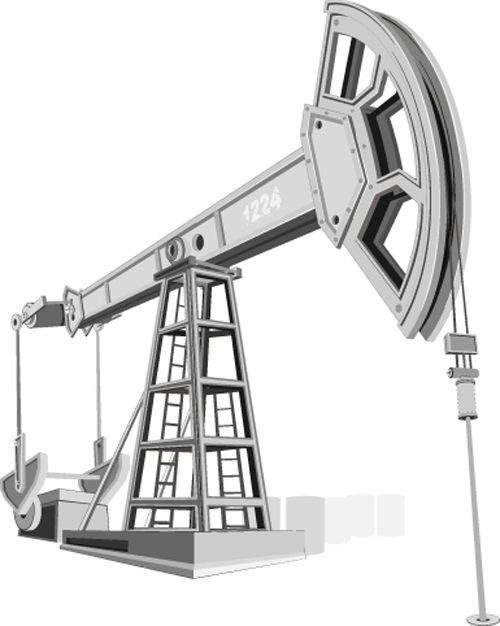 Set of Gas and oil design elements vector 04