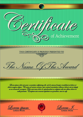luxury classic certificate 