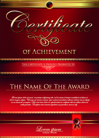 ssic color certificate design vector 06 c color certificate design vector 06