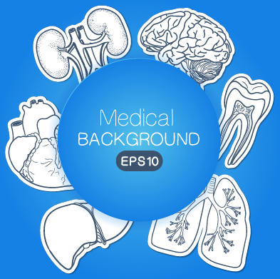 medical elements element creative background vector background 