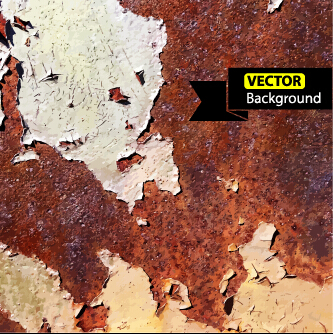 Old wall grunge background vector set 01
