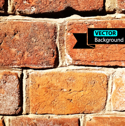 Old wall grunge background vector set 07