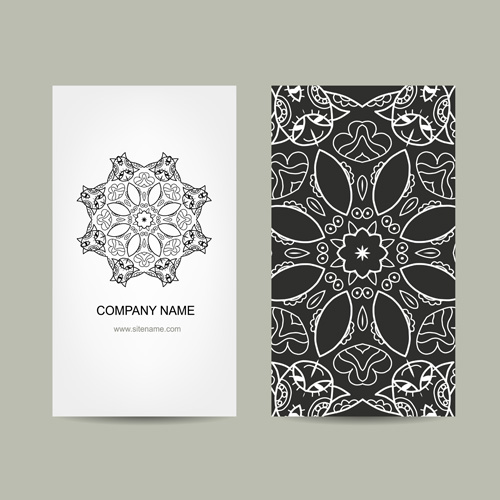 ornament floral card business 