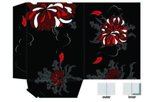 Exquisite of Pattern box design vector 10
