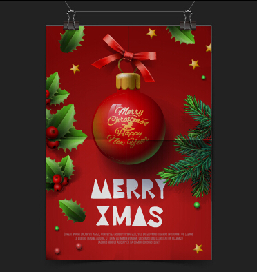 material flyer christmas 