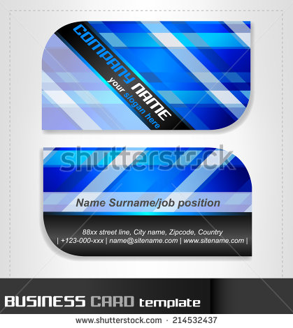 template rounded material business cards 