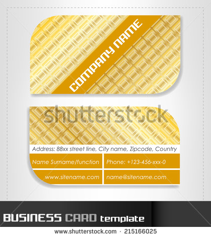 Rounded business cards template vector material 13