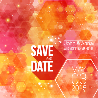 ding invitation background vector 04 Summer style wedding invitation background vector 04