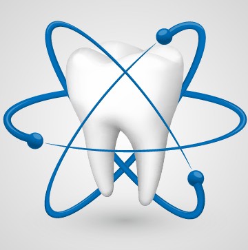 Tooth creative design vector material 03