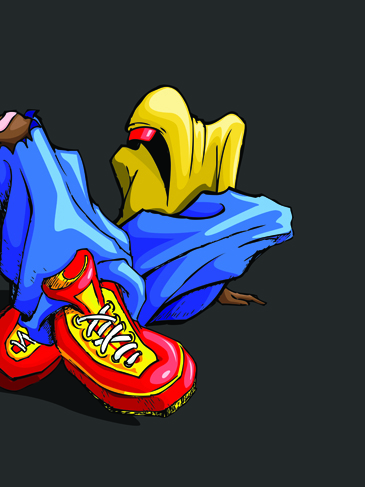 Set of funny guy vector 04