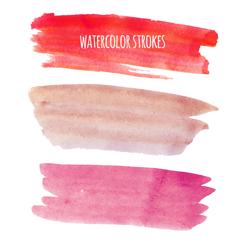 watercolor strokes brushes 