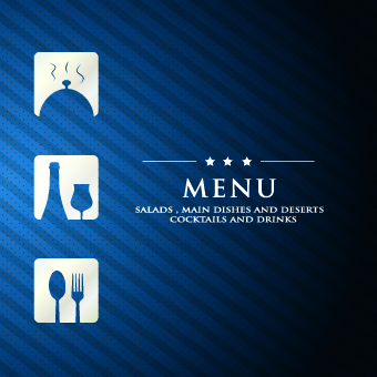 restaurant menu luxurious 