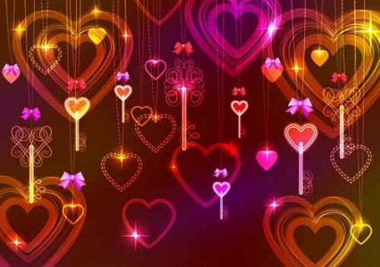 Ornaments heart with valentine day Illustration vector Ornaments heart with valentine day Illustration vector