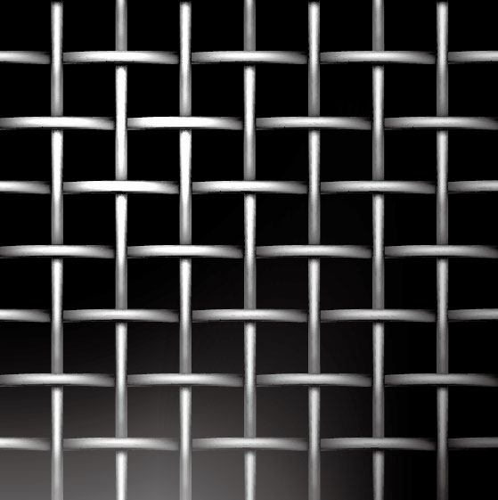 Metal Mesh elements vector background 01