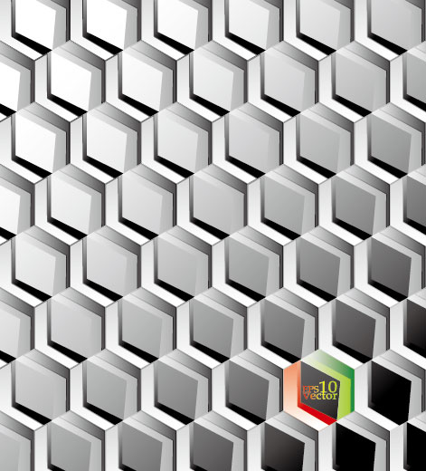 Metal Mesh elements vector background 04
