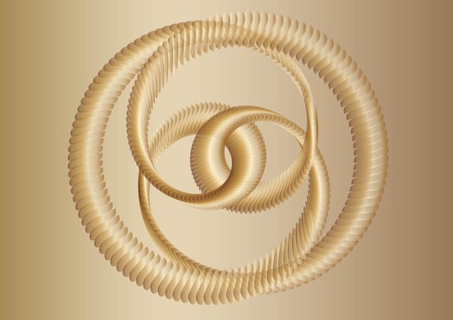 Golden Circle vector