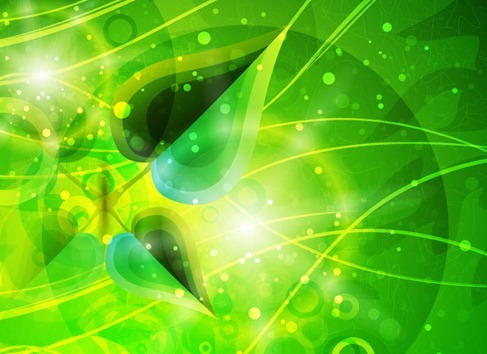 Abstract Green Background Vector