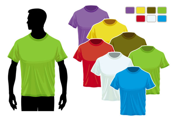 Mens and womens clothing design elements vector  03