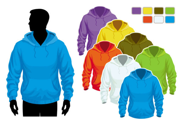 Mens and womens clothing design elements vector  04