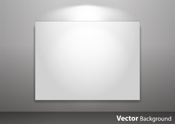 Spotlight Display wall background vector 05
