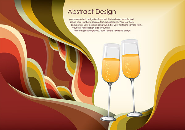 Champagne Cup Background