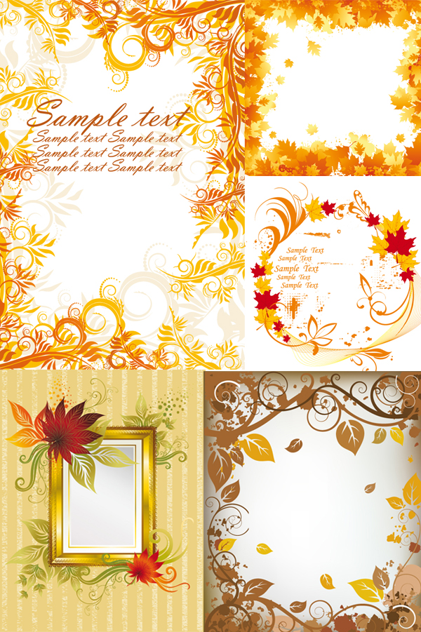 Elegant border shading vector