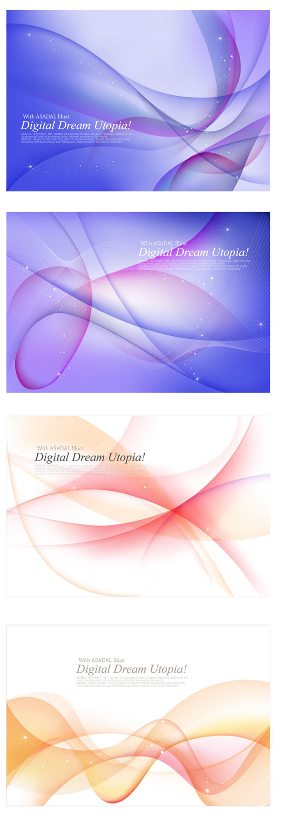 Gorgeous phantom line background vector graphic