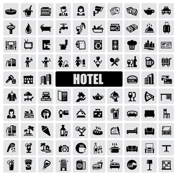 icons icon Huge collection black and white 